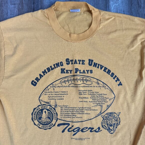 Vintage 1995 Grambling State Football T Shirt XLarge - Picture 2 of 5